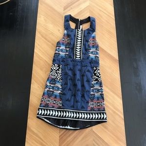 Racer back body con dress.